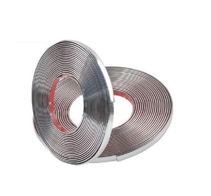 Lišta chróm plochá 35x4mm dĺžka 2m