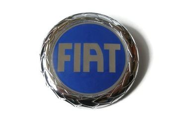 Logo Fiat modré 75mm.