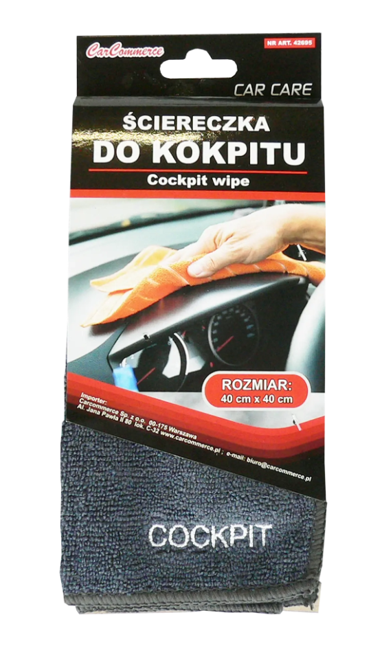 CarCommerce Utierka z mikrovlákna na kokpit (40 x 40 cm)
