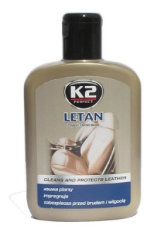 K2 LETAN čistí a inpregnuje kožu 200ml.