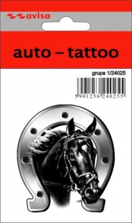 Nálepka Auto-Tattoo "Kôň a Podkova"