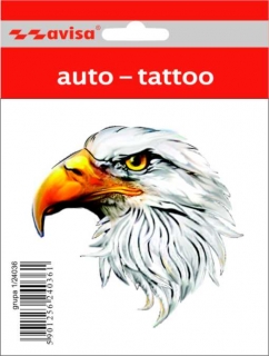 Nálepka Auto-Tattoo "Hlava Orla"