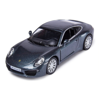 Kovový model auta - RMZ 1:32 - Porsche 911 Carrera S (tmavo sivá metalíza)