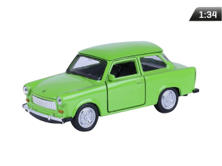 Kovový model auta - Nex 1:34 - Trabant 106 (zelený)