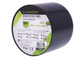 Izolačná lepiaca páska PVC 0,13mm x 48mm x 10m  čierna 1ks