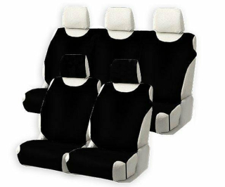 Autotričká komplet predne + zadné sedadlá čierne